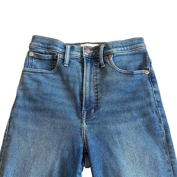 Madewell The Perfect Vintage Jeans Denim Pants Medium Wash Casual Comfy Size 27 - Picture 2 of 12